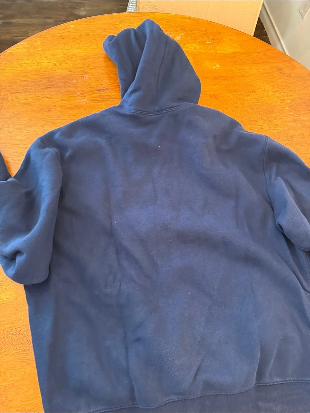 Nike Navy Blue 'Nike Football' Pullover Hoodie xl